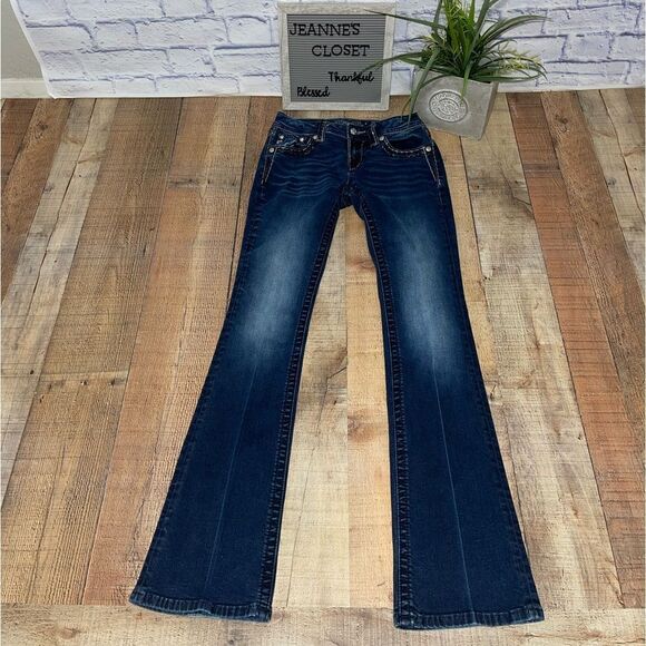 Miss me mid rise boot cut jeans dark wash - Picture 2 of 10